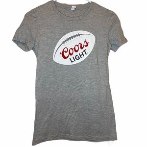 Coors Light Football Tee Shirt